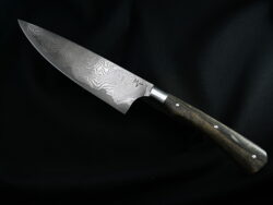 Couteau éminceur acier damassé