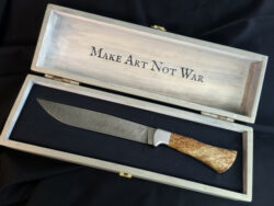 Bowie "Make art not war"